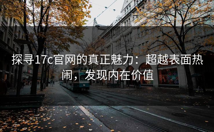 探寻17c官网的真正魅力：超越表面热闹，发现内在价值